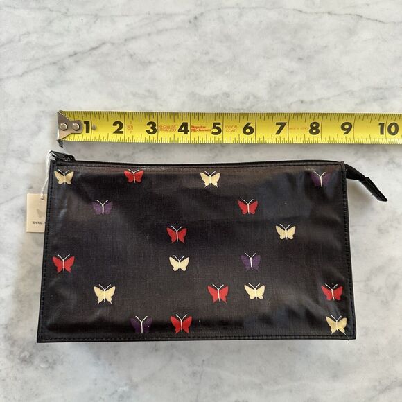 Vintage New Mori Hanae Butterly Cosmetic Travel Pouch Bag Sewing Kit Japan Rare! - Picture 11 of 16
